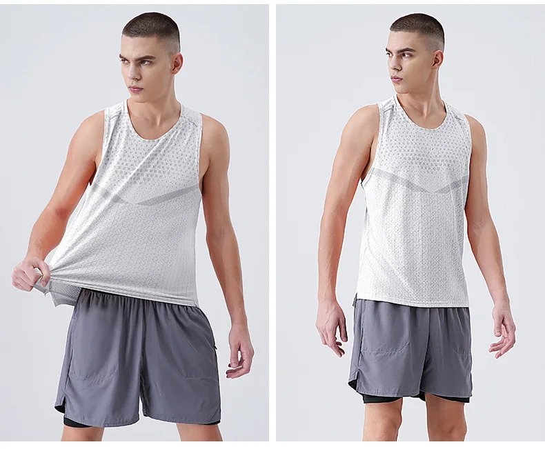 2026 Running Tank Top Men Summer Sport Gym Vest Quick Dry Elastic Training Sports Vest Man Fitness Bodybuilding Sleeveless Shirt 2026 Running Tank Top Men Summer Sport Gym Vest Quick Dry Elastic Training Sports Vest Man Fitness Bodybuilding Sleeveless Shirt