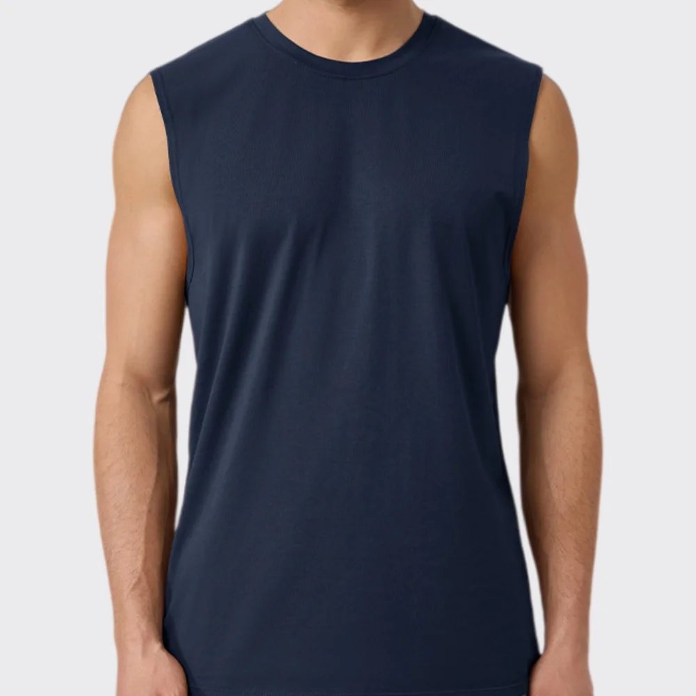 Men's Sleeveless Gym Tank Top - Image 2