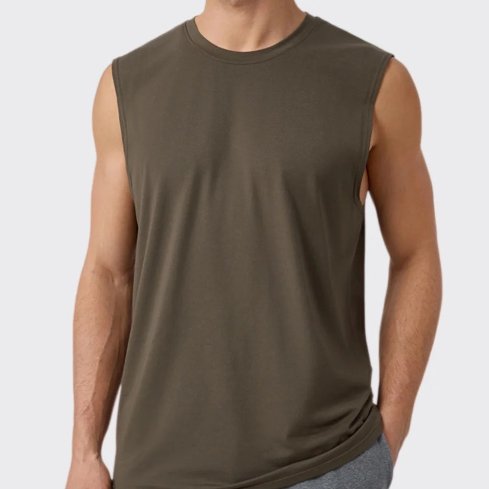 Men's Sleeveless Gym Tank Top - Image 4