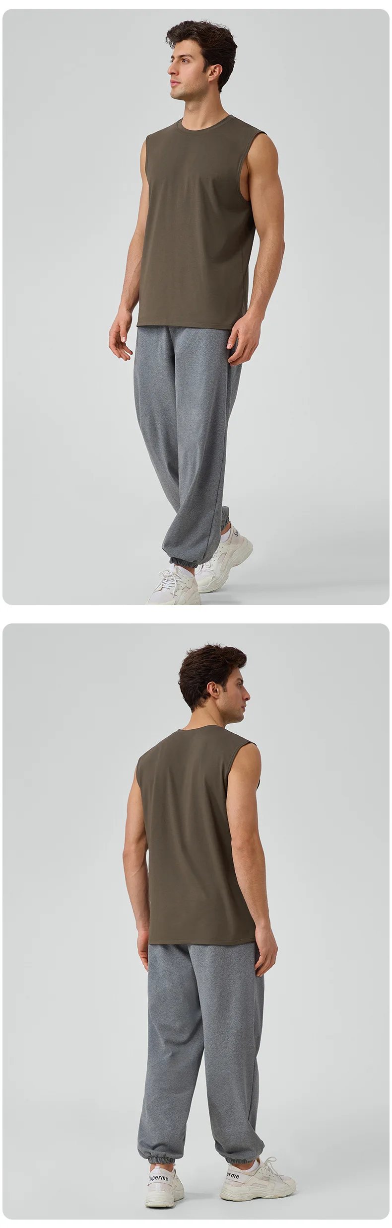 Man Summer Bodybuilding Fitness Vest Gym Workout Fitness Sleeveless Shirt Men Breathable Running Training Tank Tops Gym Clothes Man Summer Bodybuilding Fitness Vest Gym Workout Fitness Sleeveless Shirt Men Breathable Running Training Tank Tops Gym Clothes