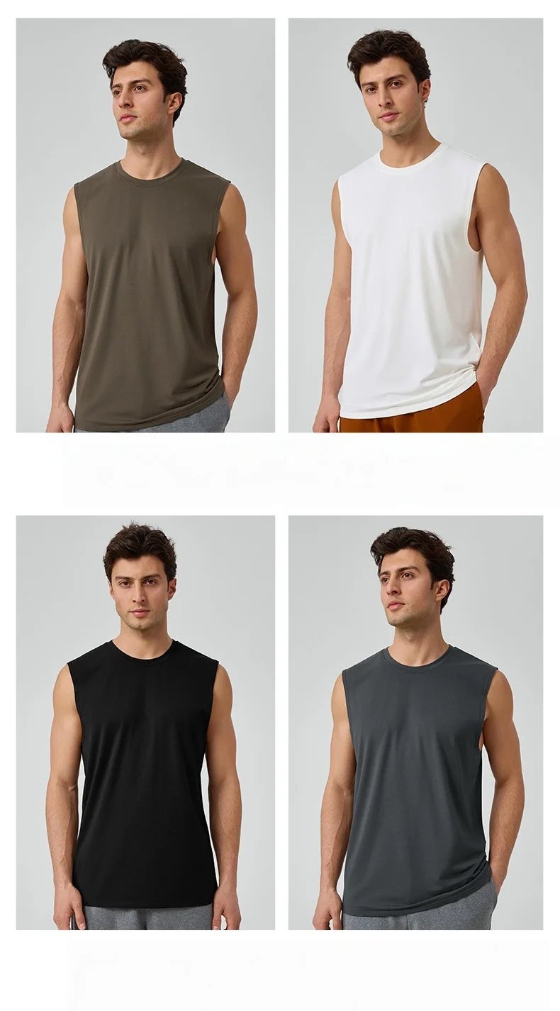 Man Summer Bodybuilding Fitness Vest Gym Workout Fitness Sleeveless Shirt Men Breathable Running Training Tank Tops Gym Clothes Man Summer Bodybuilding Fitness Vest Gym Workout Fitness Sleeveless Shirt Men Breathable Running Training Tank Tops Gym Clothes