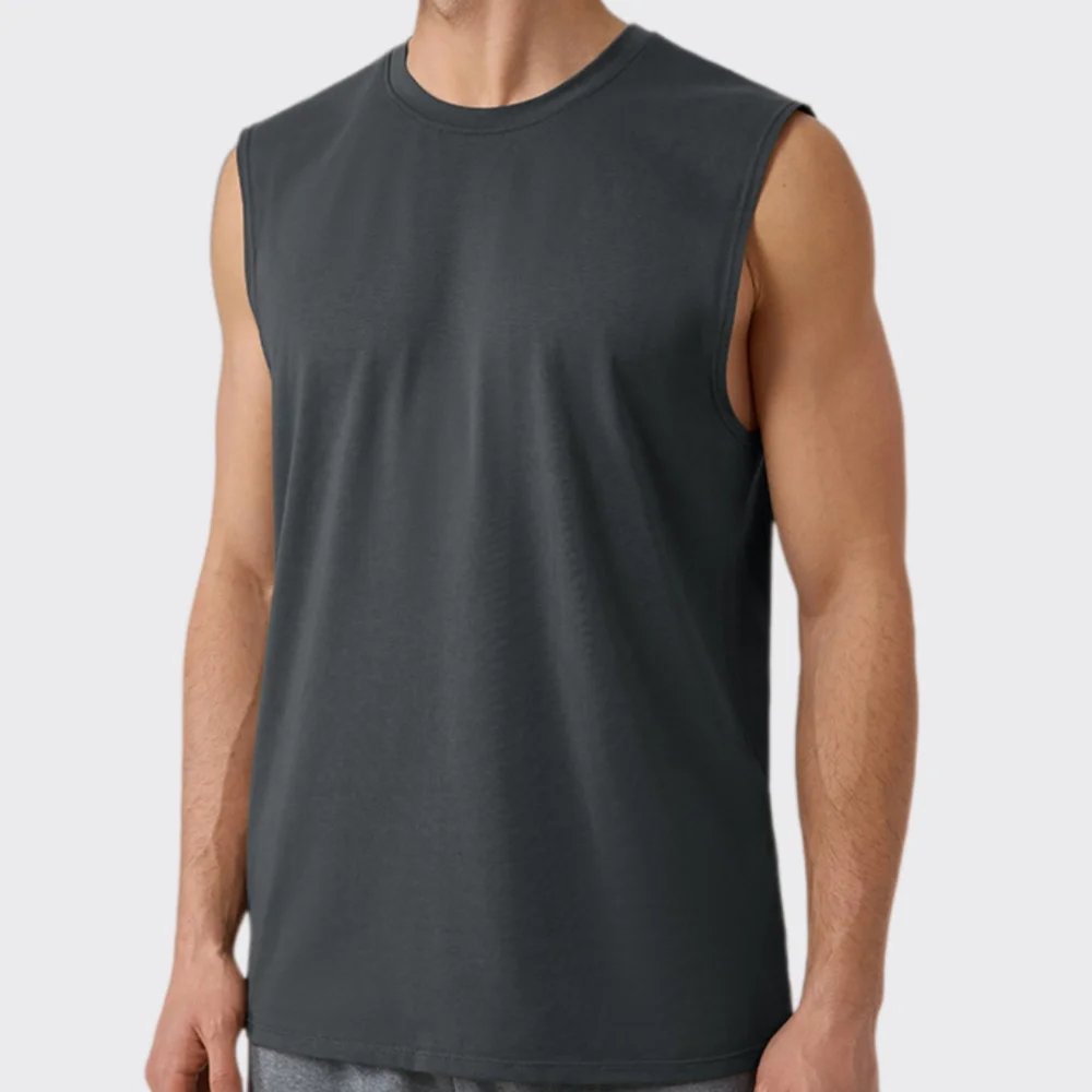 Men's Sleeveless Gym Tank Top - Image 3