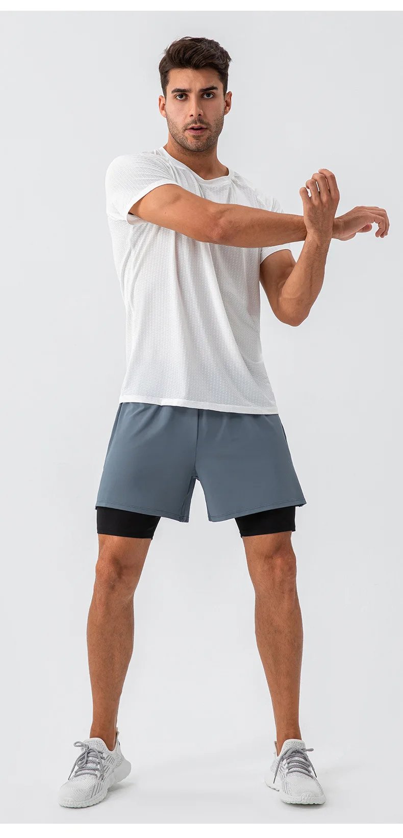 New Gym Bodybuilding T-Shirt Men's Quick-drying Gym Workout Fitness Sports Short Sleeve Tops Breathable Summer Casual Sweatshirt New Gym Bodybuilding T-Shirt Men's Quick-drying Gym Workout Fitness Sports Short Sleeve Tops Breathable Summer Casual Sweatshirt