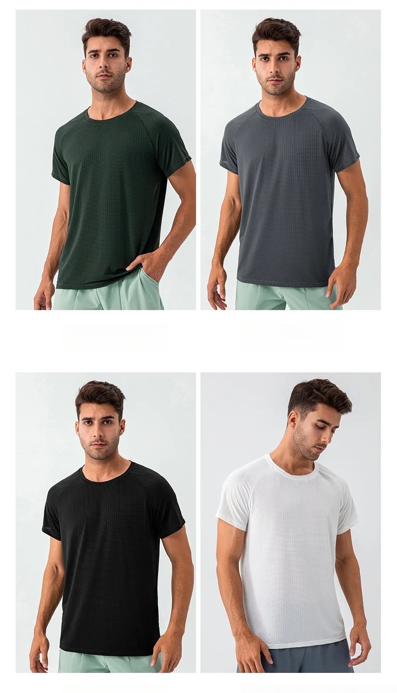 New Gym Bodybuilding T-Shirt Men's Quick-drying Gym Workout Fitness Sports Short Sleeve Tops Breathable Summer Casual Sweatshirt New Gym Bodybuilding T-Shirt Men's Quick-drying Gym Workout Fitness Sports Short Sleeve Tops Breathable Summer Casual Sweatshirt
