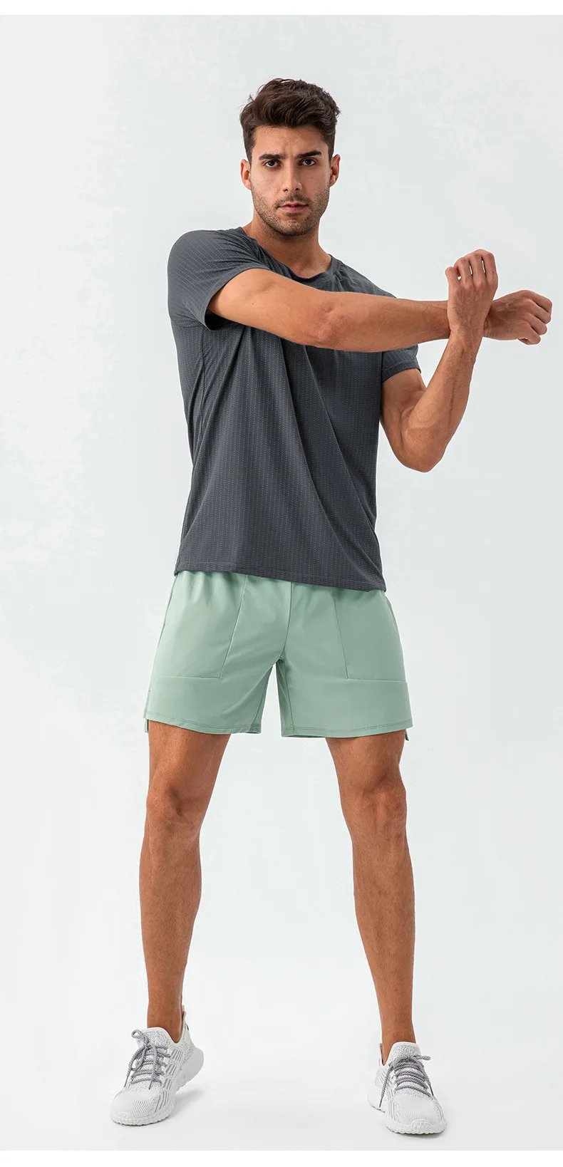 New Gym Bodybuilding T-Shirt Men's Quick-drying Gym Workout Fitness Sports Short Sleeve Tops Breathable Summer Casual Sweatshirt New Gym Bodybuilding T-Shirt Men's Quick-drying Gym Workout Fitness Sports Short Sleeve Tops Breathable Summer Casual Sweatshirt