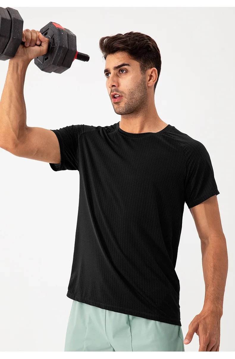 New Gym Bodybuilding T-Shirt Men's Quick-drying Gym Workout Fitness Sports Short Sleeve Tops Breathable Summer Casual Sweatshirt New Gym Bodybuilding T-Shirt Men's Quick-drying Gym Workout Fitness Sports Short Sleeve Tops Breathable Summer Casual Sweatshirt