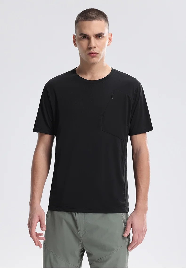 Men's Outdoor Sports T-shirt Sportswear Men Quick Dry Gym Short Sleeve Top Breathable Fitness Workout Sweatshirt Gym Clothes New Men's Outdoor Sports T-shirt Sportswear Men Quick Dry Gym Short Sleeve Top Breathable Fitness Workout Sweatshirt Gym Clothes New