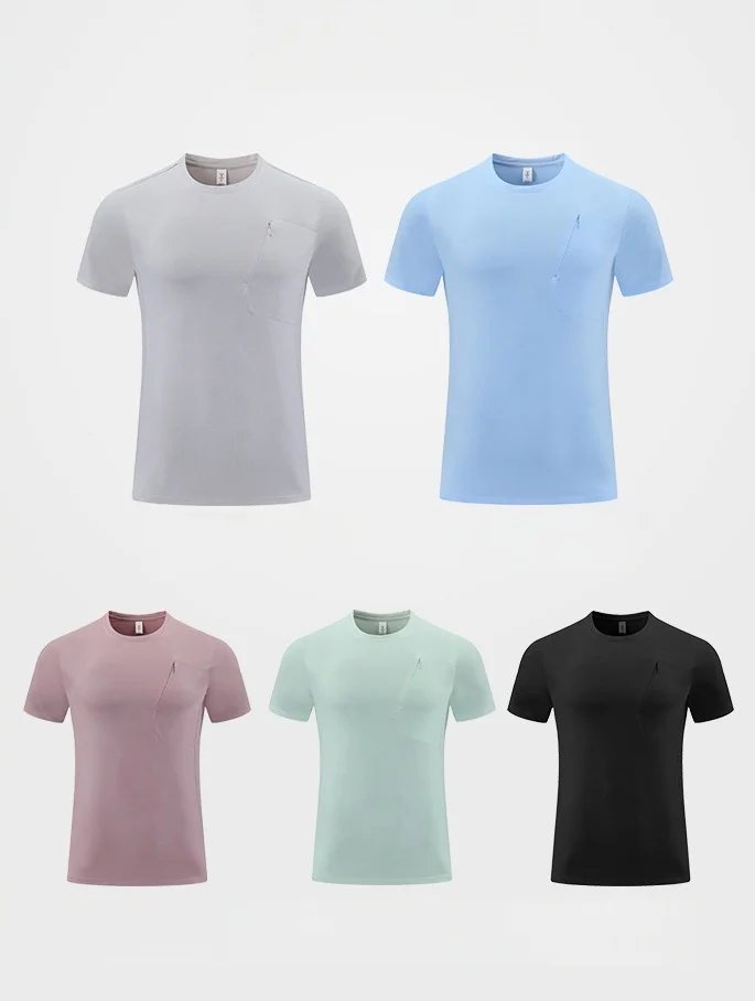 Men's Outdoor Sports T-shirt Sportswear Men Quick Dry Gym Short Sleeve Top Breathable Fitness Workout Sweatshirt Gym Clothes New Men's Outdoor Sports T-shirt Sportswear Men Quick Dry Gym Short Sleeve Top Breathable Fitness Workout Sweatshirt Gym Clothes New