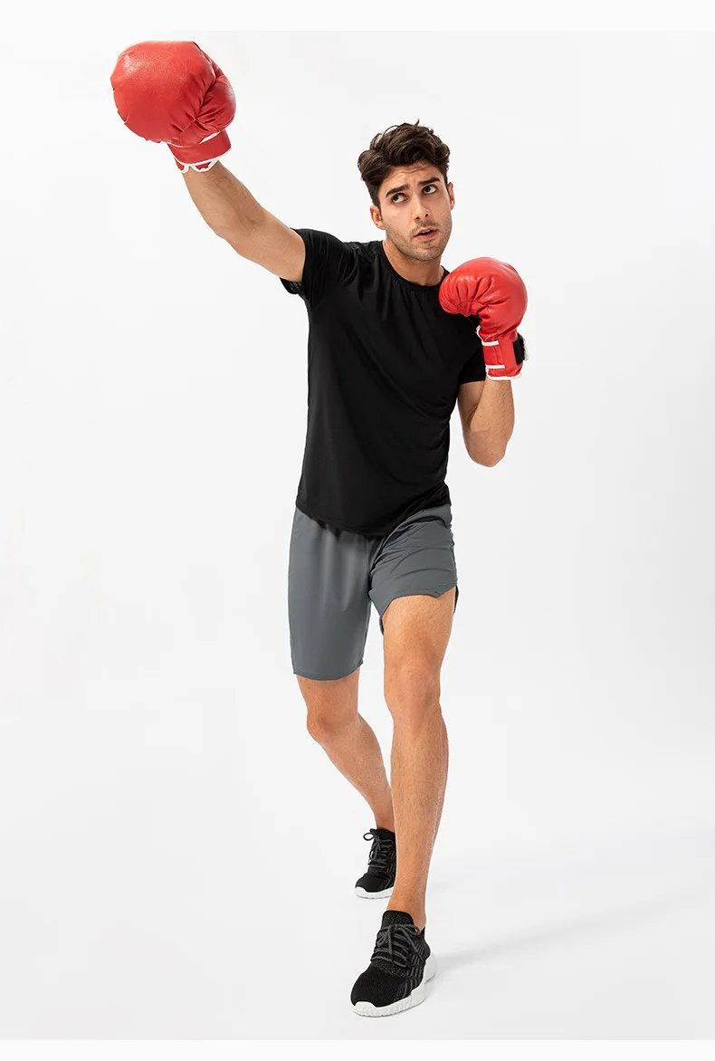 Men's Summer Outdoor Running T-Shirt Short Sleeve Tee Male Gym Fitness Sport Breathable Tops Casual Workouts Sweatshirt Clothing Men's Summer Outdoor Running T-Shirt Short Sleeve Tee Male Gym Fitness Sport Breathable Tops Casual Workouts Sweatshirt Clothing