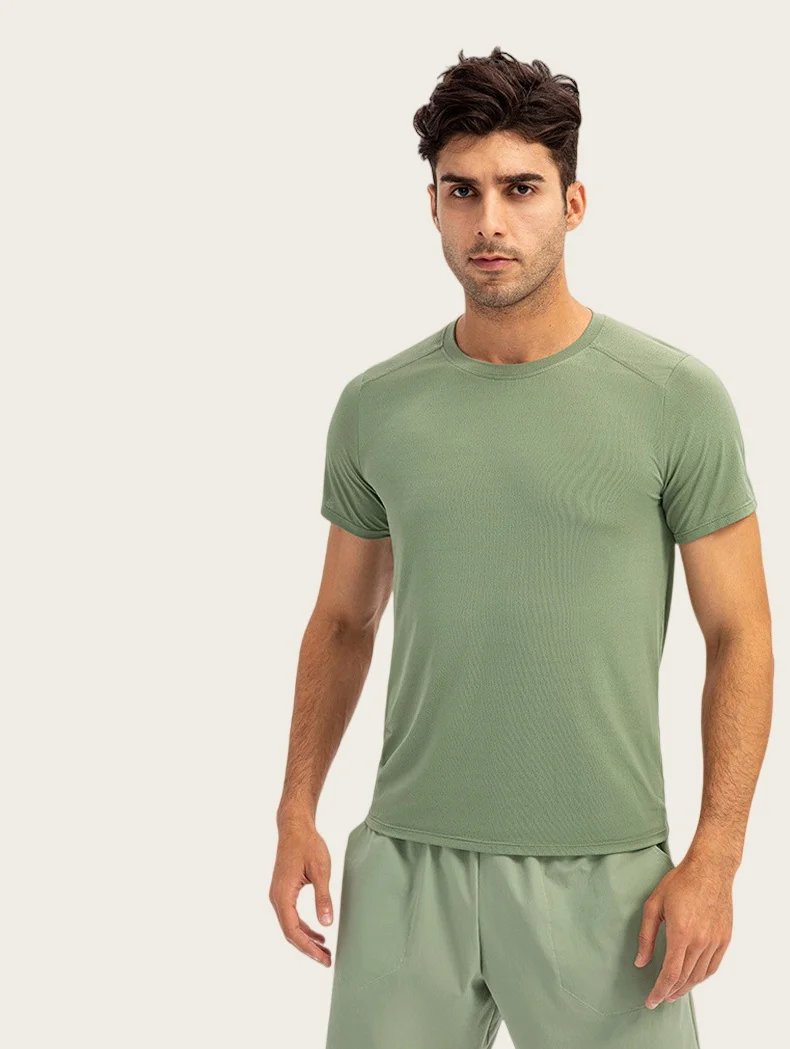 Men's Summer Outdoor Running T-Shirt Short Sleeve Tee Male Gym Fitness Sport Breathable Tops Casual Workouts Sweatshirt Clothing Men's Summer Outdoor Running T-Shirt Short Sleeve Tee Male Gym Fitness Sport Breathable Tops Casual Workouts Sweatshirt Clothing