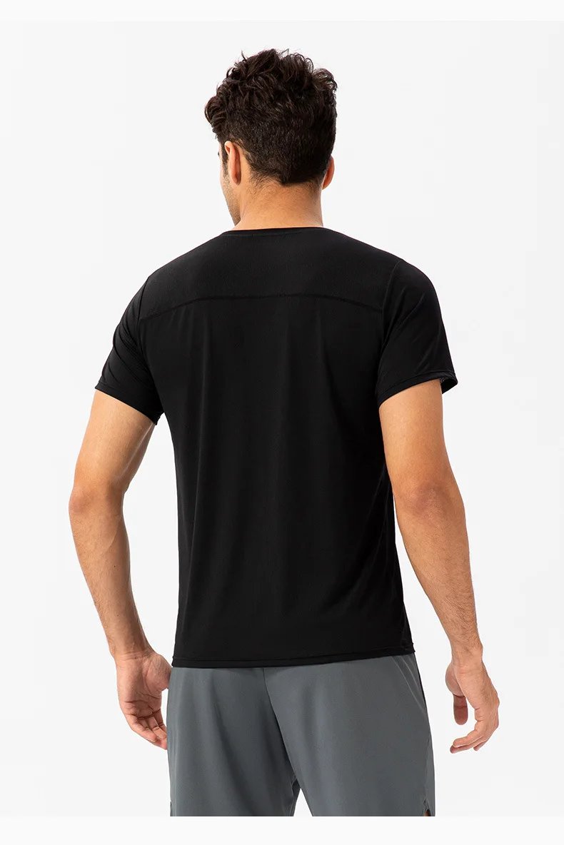 Men's Summer Outdoor Running T-Shirt Short Sleeve Tee Male Gym Fitness Sport Breathable Tops Casual Workouts Sweatshirt Clothing Men's Summer Outdoor Running T-Shirt Short Sleeve Tee Male Gym Fitness Sport Breathable Tops Casual Workouts Sweatshirt Clothing