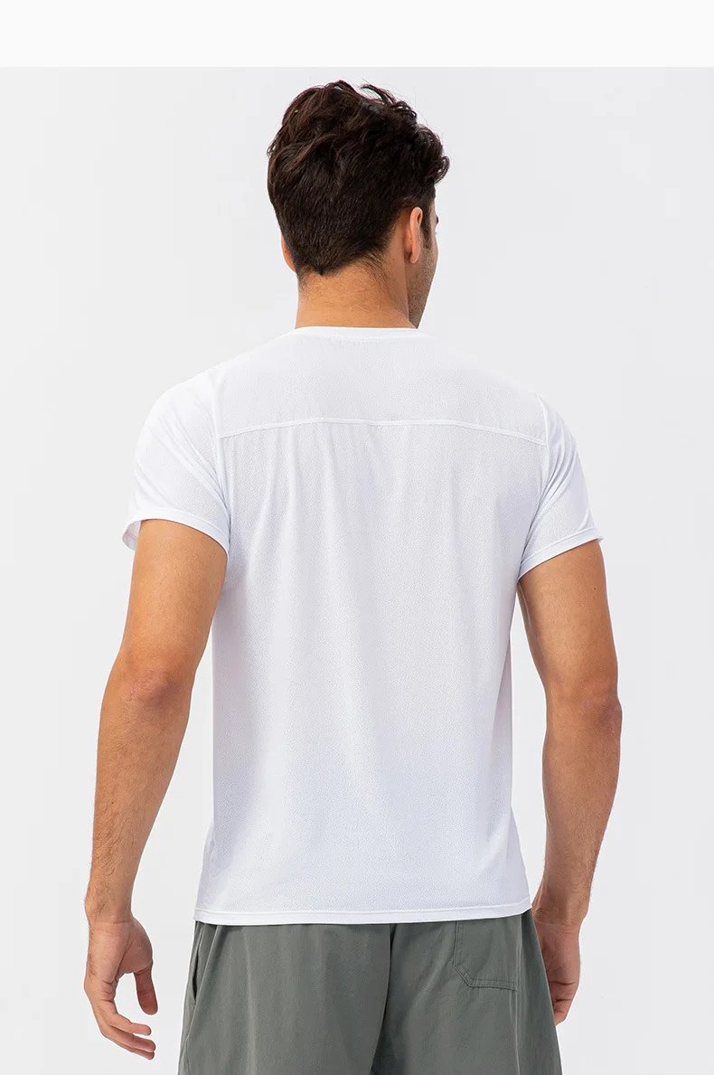 Men's Summer Outdoor Running T-Shirt Short Sleeve Tee Male Gym Fitness Sport Breathable Tops Casual Workouts Sweatshirt Clothing Men's Summer Outdoor Running T-Shirt Short Sleeve Tee Male Gym Fitness Sport Breathable Tops Casual Workouts Sweatshirt Clothing