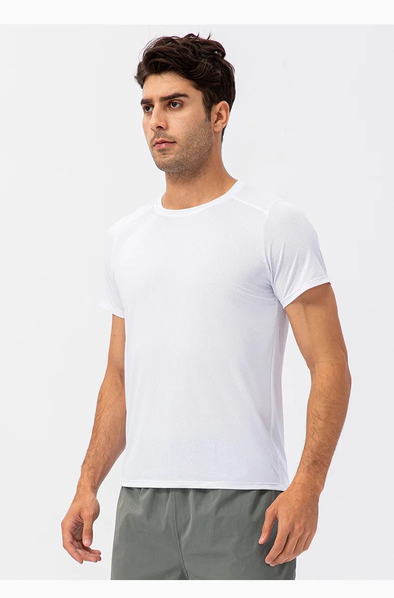 Men's Summer Outdoor Running T-Shirt Short Sleeve Tee Male Gym Fitness Sport Breathable Tops Casual Workouts Sweatshirt Clothing Men's Summer Outdoor Running T-Shirt Short Sleeve Tee Male Gym Fitness Sport Breathable Tops Casual Workouts Sweatshirt Clothing