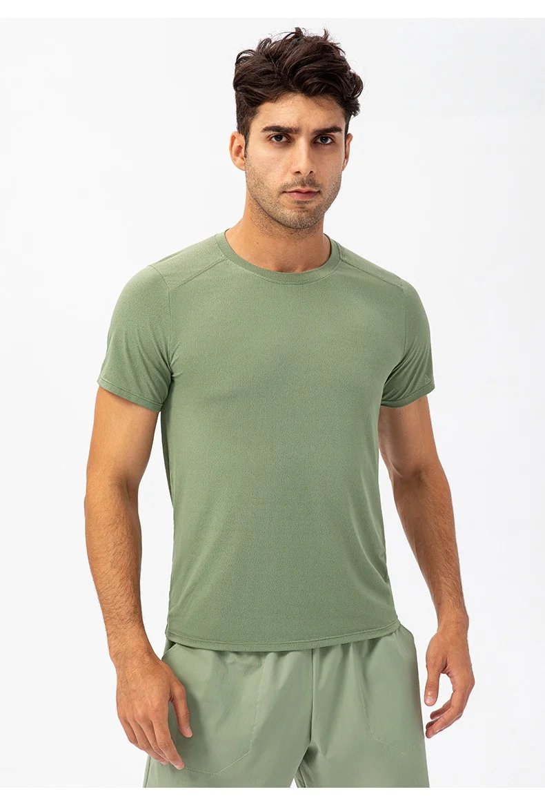 Men's Summer Outdoor Running T-Shirt Short Sleeve Tee Male Gym Fitness Sport Breathable Tops Casual Workouts Sweatshirt Clothing Men's Summer Outdoor Running T-Shirt Short Sleeve Tee Male Gym Fitness Sport Breathable Tops Casual Workouts Sweatshirt Clothing