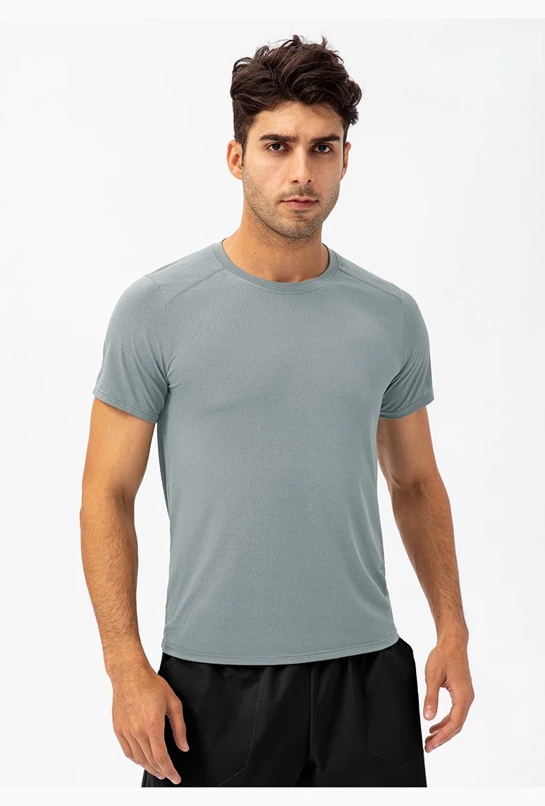 Men's Summer Outdoor Running T-Shirt Short Sleeve Tee Male Gym Fitness Sport Breathable Tops Casual Workouts Sweatshirt Clothing Men's Summer Outdoor Running T-Shirt Short Sleeve Tee Male Gym Fitness Sport Breathable Tops Casual Workouts Sweatshirt Clothing