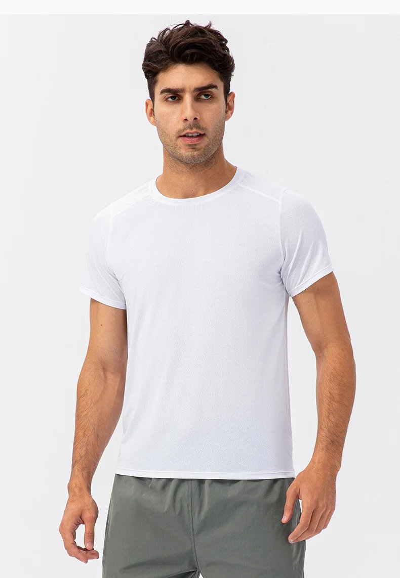 Men's Summer Outdoor Running T-Shirt Short Sleeve Tee Male Gym Fitness Sport Breathable Tops Casual Workouts Sweatshirt Clothing Men's Summer Outdoor Running T-Shirt Short Sleeve Tee Male Gym Fitness Sport Breathable Tops Casual Workouts Sweatshirt Clothing