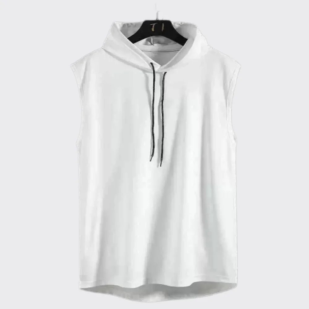 Gym Hooded Tank Top - Image 2