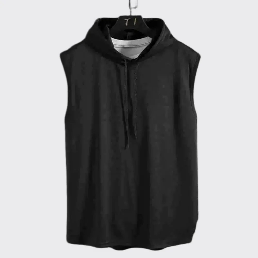 Gym Hooded Tank Top - Image 4