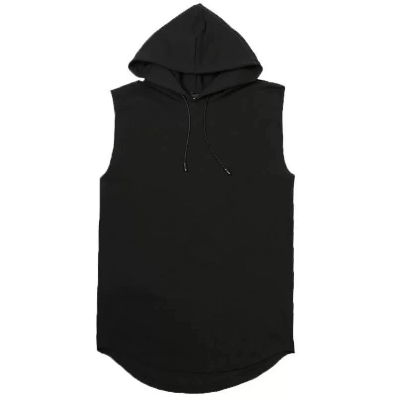 Men Hooded Running Vest Summer Fitness Sleeveless Shirt Quick Dry Bodybuilding Gym Tank Top Sports Singlets Men's Athletic Wear Men Hooded Running Vest Summer Fitness Sleeveless Shirt Quick Dry Bodybuilding Gym Tank Top Sports Singlets Men's Athletic Wear