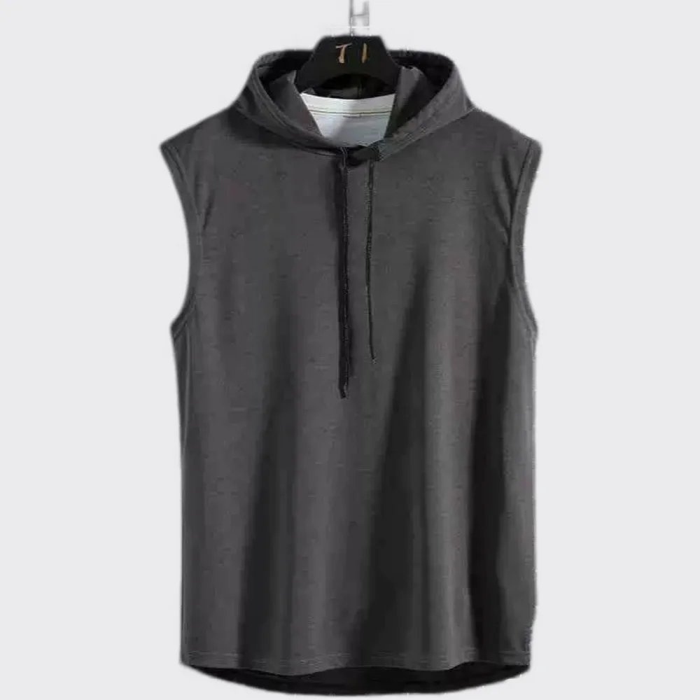 Gym Hooded Tank Top - Image 3