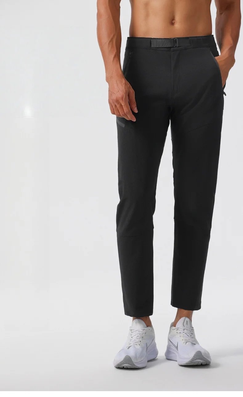 Men Running Pants Yoga Training Athletic Tracksuits Sportswear Breathable Quick Dry Jogging Fitness Sports Trousers Gym Clothing Men's Quick Dry Hiking Pants