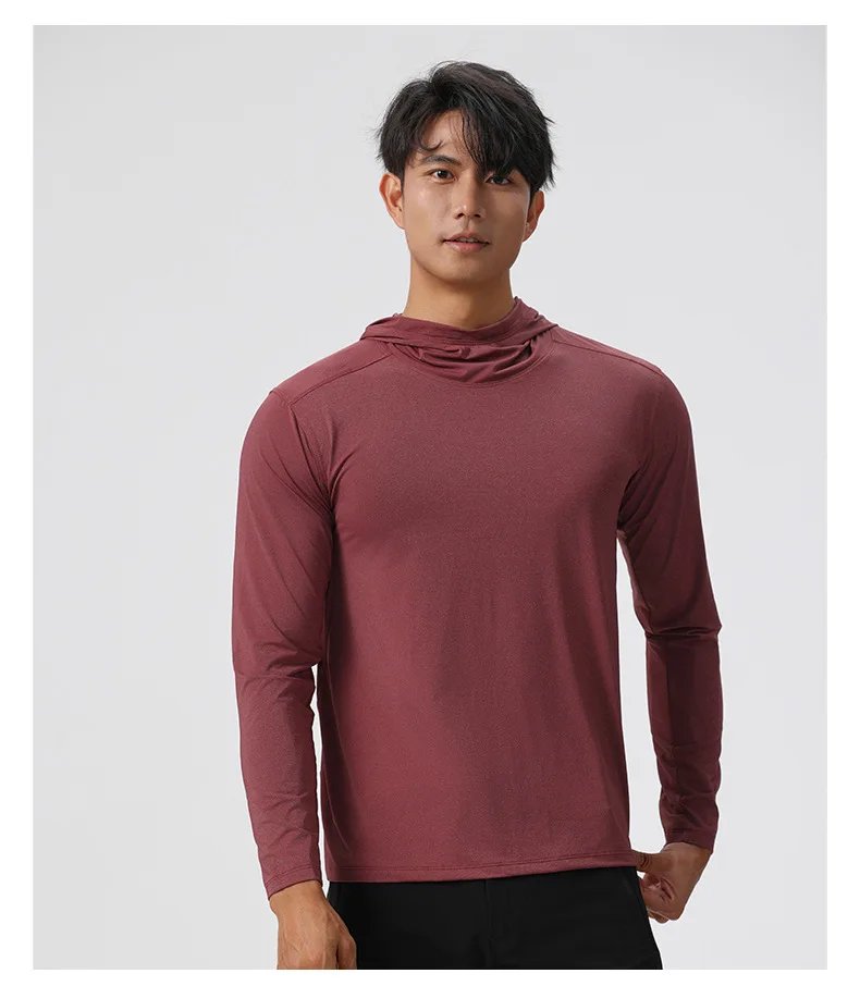 Fitness Long Sleeve T-Shirt Men Running Compression T-shirt Gym Fitness Workout Tights Hooded Sweatshirt Top Outdoor Recreation Fitness Long Sleeve T-Shirt Men Running Compression T-shirt Gym Fitness Workout Tights Hooded Sweatshirt Top Outdoor Recreation