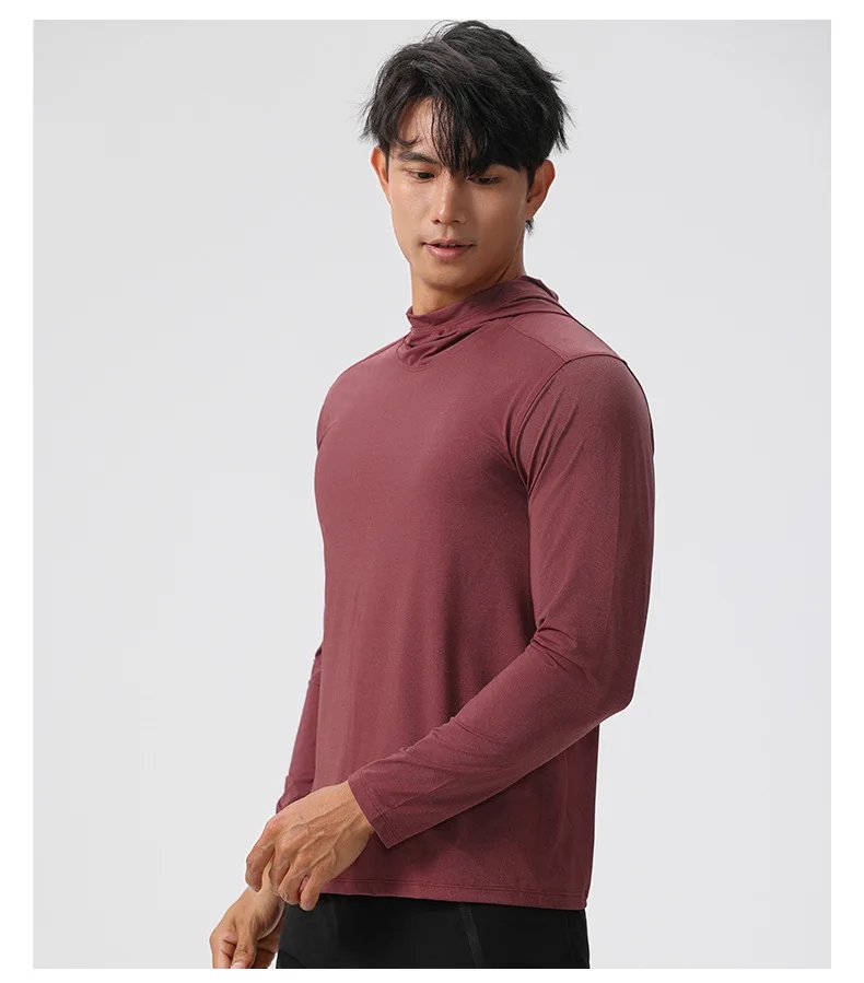 Fitness Long Sleeve T-Shirt Men Running Compression T-shirt Gym Fitness Workout Tights Hooded Sweatshirt Top Outdoor Recreation Fitness Long Sleeve T-Shirt Men Running Compression T-shirt Gym Fitness Workout Tights Hooded Sweatshirt Top Outdoor Recreation