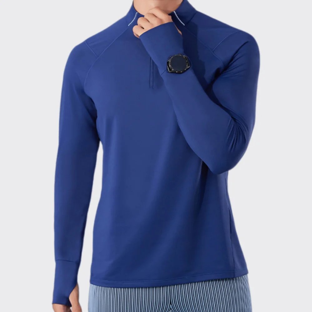 New Long Sleeve T-Shirt Half Zip Men Fitness Sports T-Shirt Men's Quick Dry Breathable Running Workout Sweatshirt Athletic Wear New Long Sleeve T-Shirt Half Zip Men Fitness Sports T-Shirt Men's Quick Dry Breathable Running Workout Sweatshirt Athletic Wear