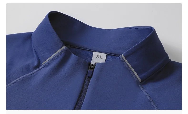 New Long Sleeve T-Shirt Half Zip Men Fitness Sports T-Shirt Men's Quick Dry Breathable Running Workout Sweatshirt Athletic Wear New Long Sleeve T-Shirt Half Zip Men Fitness Sports T-Shirt Men's Quick Dry Breathable Running Workout Sweatshirt Athletic Wear