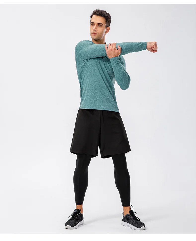 Men's Sportswear Fitness Shirts Quick Dry Long Sleeve Gym T-shirt Running Tight Tops Training Compression Clothes Sport T-Shirt Men's Sportswear Fitness Shirts Quick Dry Long Sleeve Gym T-shirt Running Tight Tops Training Compression Clothes Sport T-Shirt