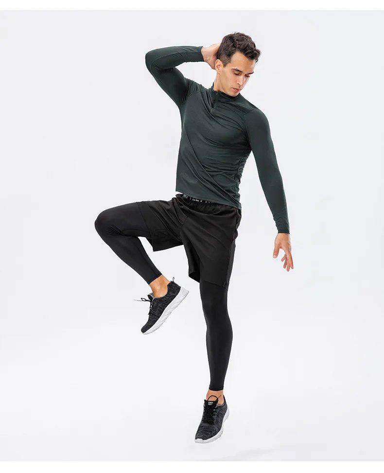 Men's Sportswear Fitness Shirts Quick Dry Long Sleeve Gym T-shirt Running Tight Tops Training Compression Clothes Sport T-Shirt Men's Sportswear Fitness Shirts Quick Dry Long Sleeve Gym T-shirt Running Tight Tops Training Compression Clothes Sport T-Shirt