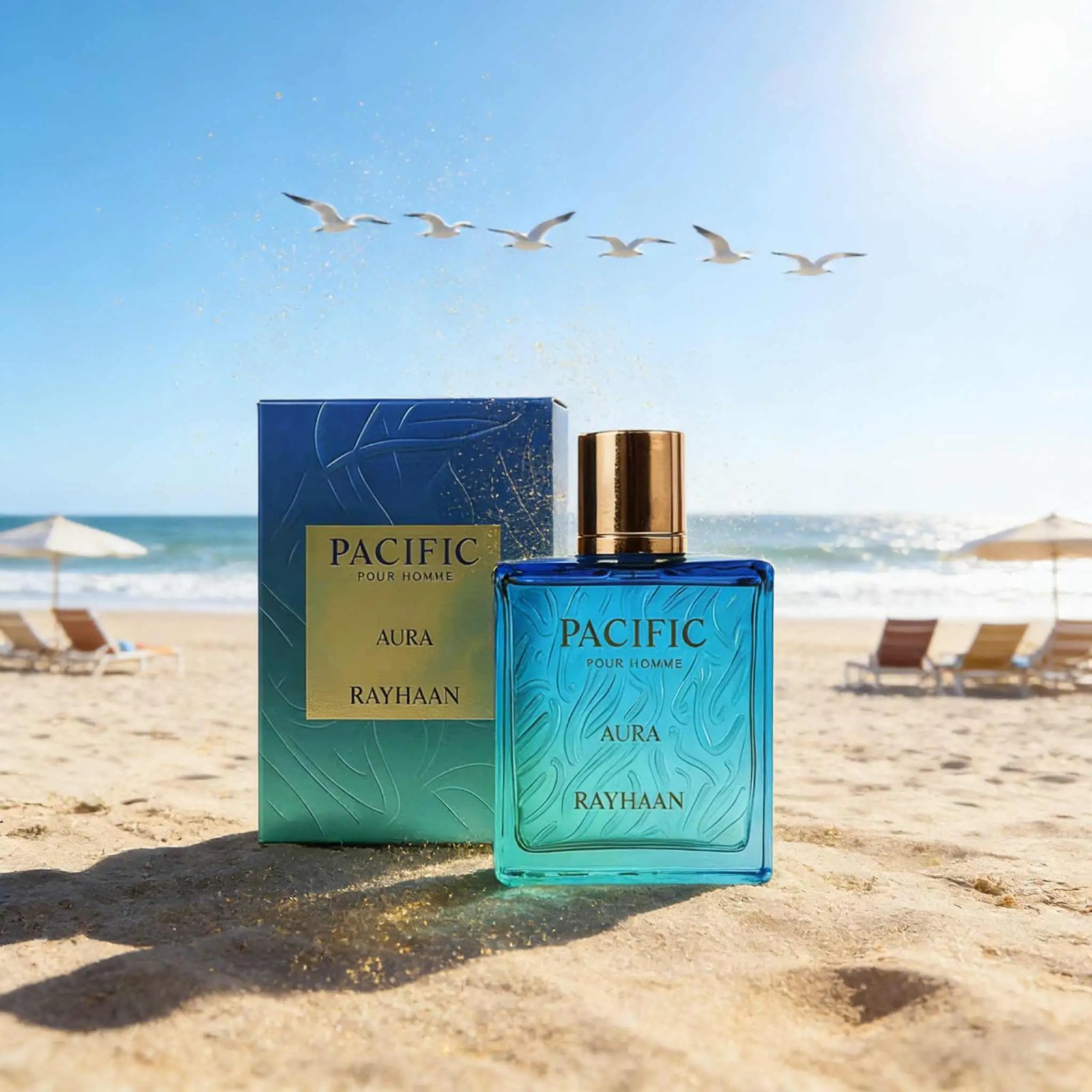Rayhaan Pacific Halo Men's perfume has a clear ocean flavor, clean and transparent like the sea breeze, and the bottle body has a sense of summer holiday atmosphere Rayhaan Pacific Halo Men's perfume has a clear ocean flavor, clean and transparent like the sea breeze, and the bottle body has a sense of summer holiday atmosphere