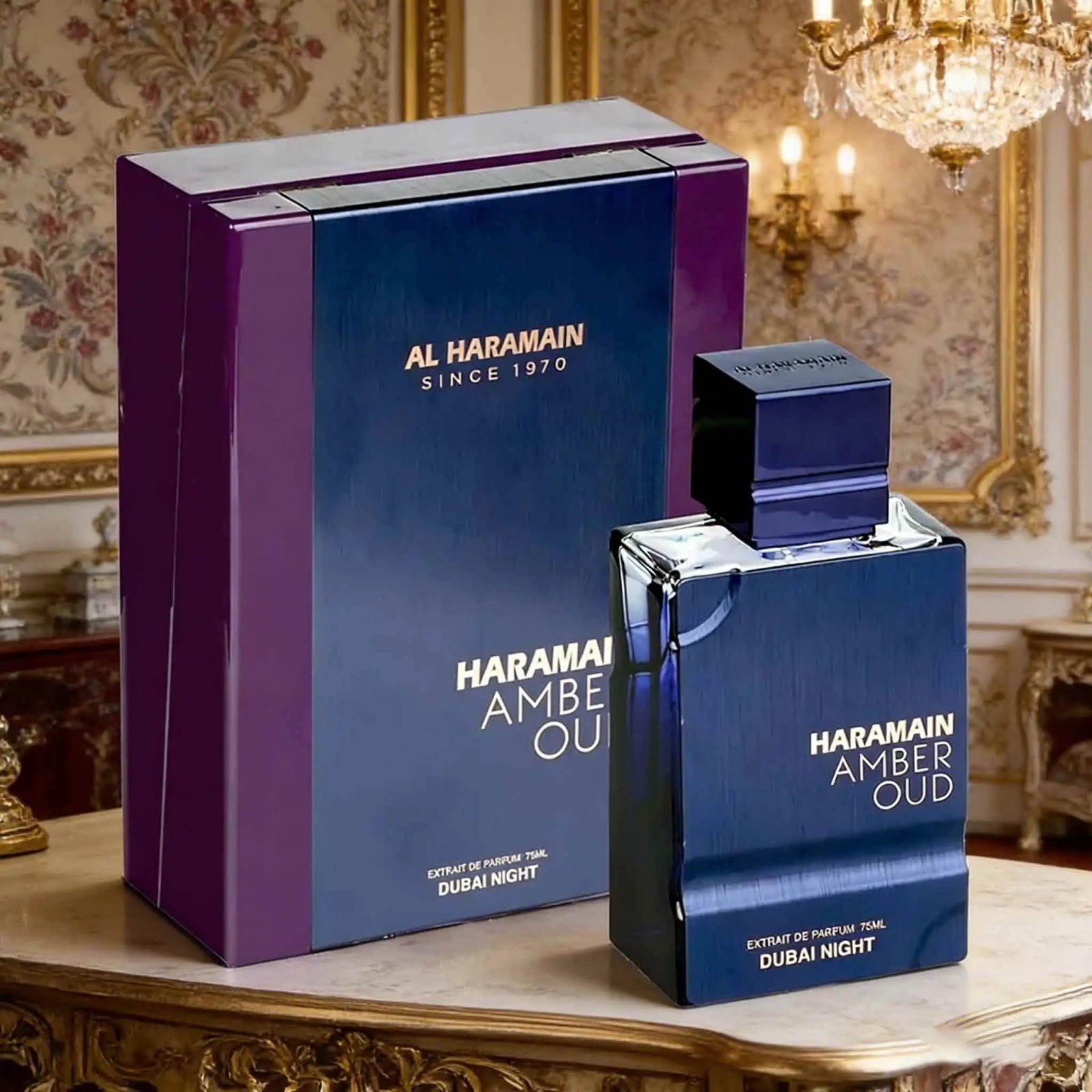 Al Haramain Amber Agarwood - Dubai Night - unisex cologne - bergamot, perfect gift Dubai Night — Extrait de Parfum