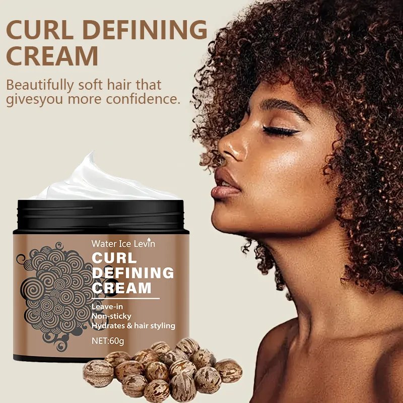 Curl Defining Cream, Nourishing, Anti-Frizz, Smooths Curls, Enhances Curls, Moisturizes and Adds Shine - Color-Safe and Sulfate-Free Styling Product