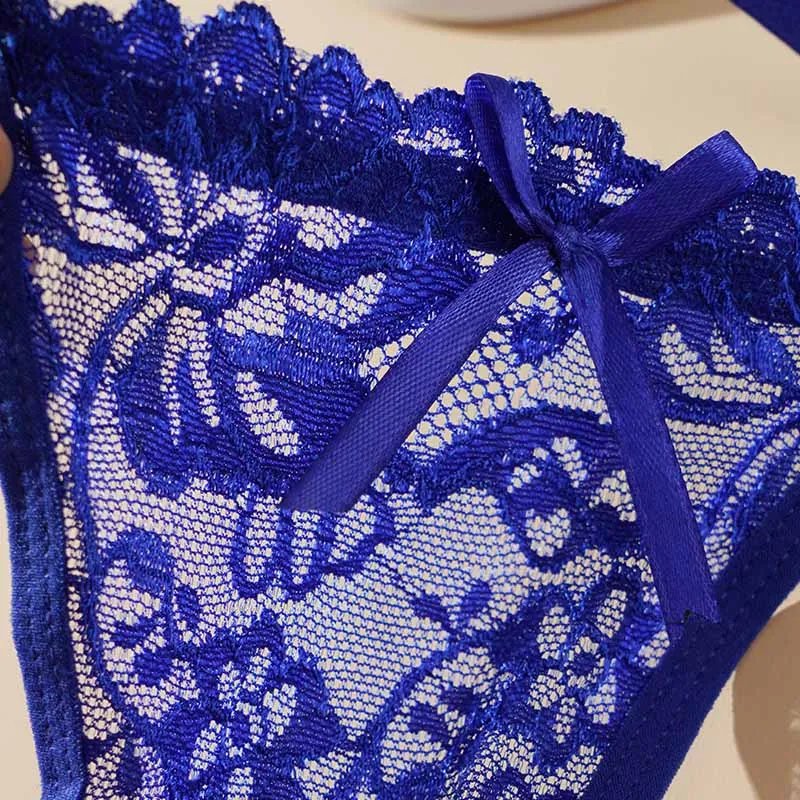 1/3pcs Sexy Lace Adjustable Thongs for Women Low Rise Hollow Out Briefs Summer Breathable Panties Perspective Lingerie