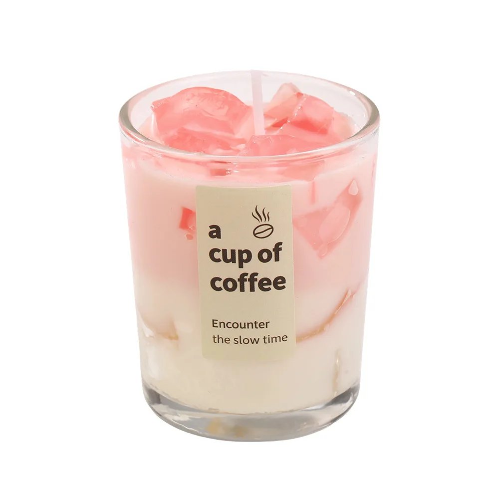 Coffee scented candle glass - Image 5