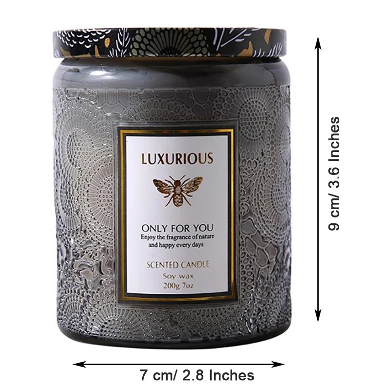 7 OZ Jar Scented Candle, Natural Soy Candle, Serenity Aromatic Candles, Home Decorative Scented Candles Gift for Friends 7 OZ Jar Scented Candle, Natural Soy Candle, Serenity Aromatic Candles, Home Decorative Scented Candles Gift for Friends